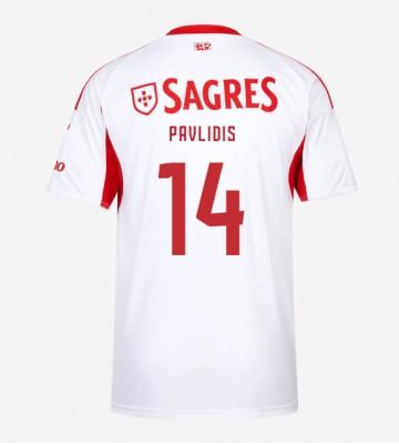 Benfica Vangelis Pavlidis #14 Tredjetrøje 2025-26 Kortærmet
